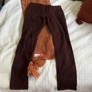 Zara man burgundy slim fit pants 30w